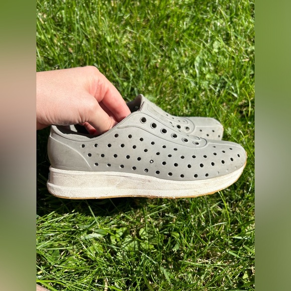 Kids Grey Native Shoes - Picture 2 of 6